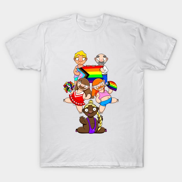 Pride March T-Shirt by LoveBurty